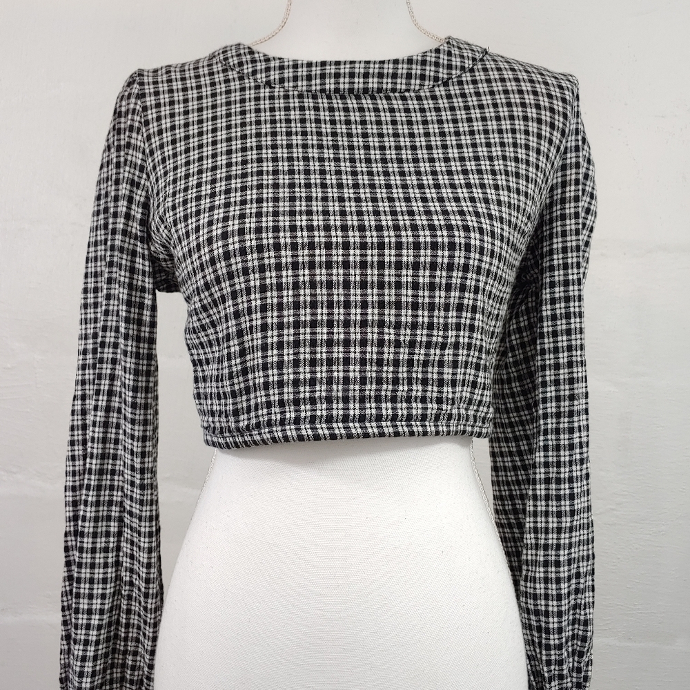 JAPNA LONG SLEEVE CROP TOP (a427) - Picture 7 of 14